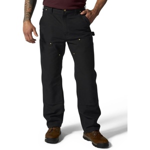 image:imageCarhartt Mens Iconic B01 Firm Duck DoubleFront DungareeBlack