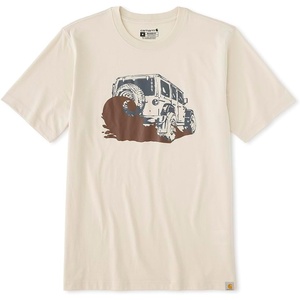 image:imageCarhartt Mens Irvine Relaxed Mud TShirtOat Milk