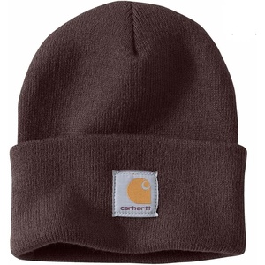 image:imageCarhartt Mens Knit Cuffed Beanie CloseoutDark Brown