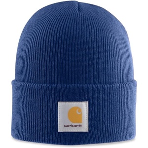 image:imageCarhartt Mens Knit Cuffed Beanie CloseoutDark Cobalt Blue
