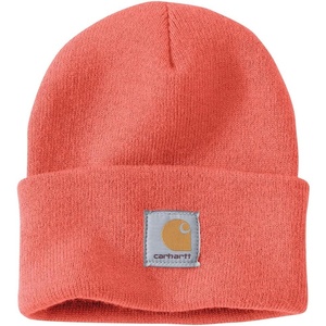 image:imageCarhartt Mens Knit Cuffed Beanie CloseoutElectric Coral
