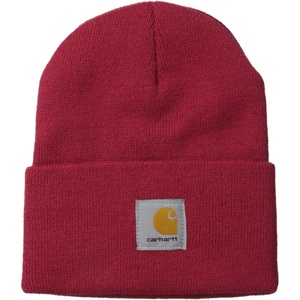 image:imageCarhartt Mens Knit Cuffed Beanie CloseoutIndependence Red