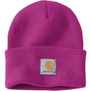 image:imageCarhartt Mens Knit Cuffed Beanie CloseoutMagenta Agate
