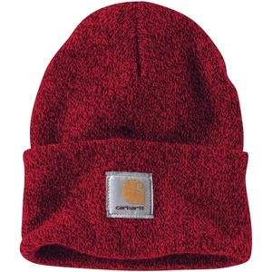 image:imageCarhartt Mens Knit Cuffed Beanie CloseoutRedNavy