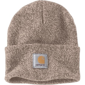 image:imageCarhartt Mens Knit Cuffed Beanie CloseoutSepiaLight Taupe