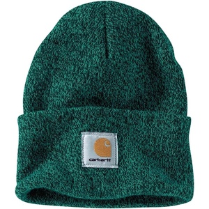 image:imageCarhartt Mens Knit Cuffed Beanie CloseoutTidalBlue Spruce Marl