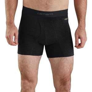 image:imageCarhartt Mens MBB122 5 Inch Tech Boxer BriefBlack Grid