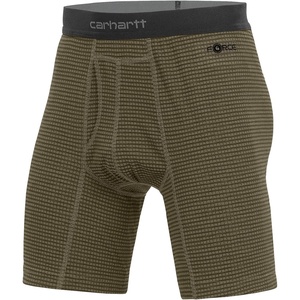 image:imageCarhartt Mens MBB123 8 Inch Tech Boxer BriefBurnt Olive Grid