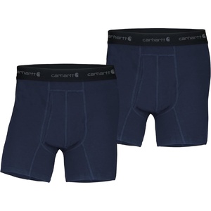 image:imageCarhartt Mens MBB124 5 Inch Basic Boxer Brief 2PackNavy