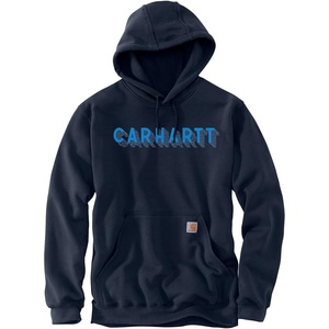 image:imageCarhartt Mens Rain Defender Loose Fit Midweight Logo Graphic SweatshirtNew Navy