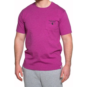 image:imageCarhartt Mens Relaxed Fit Heavyweight ShortSleeve Pocket Logo Graphic TShirtMagenta Agate Heather