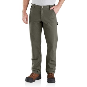image:imageCarhartt Mens Relaxed Straight Rugged Flex Duck DoubleFront DungareeMoss