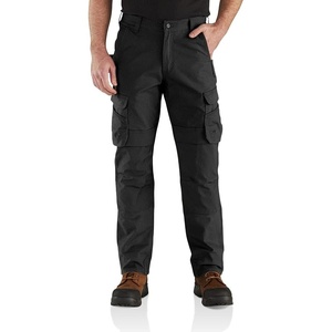 image:imageCarhartt Mens Steel Rugged Flex Relaxed Fit DoubleFront Cargo Work PantBlack