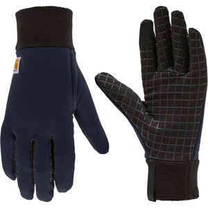 image:imageCarhartt Mens Stretch Fleece Liner GloveNavy Black