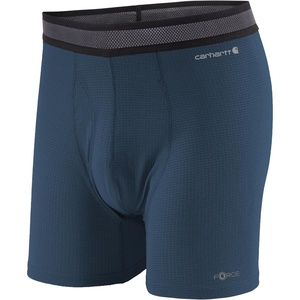 image:imageCarhartt Mens UU0250M Force Stretch Grid 5 Boxer BriefDark Blue
