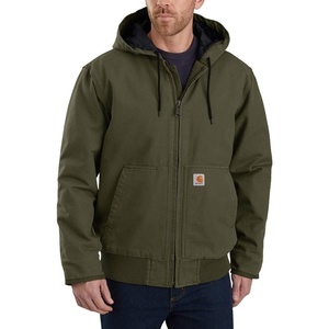 image:imageCarhartt Mens Washed Duck Active JacMoss