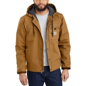 image:imageCarhartt Mens Washed Duck Bartlett JacketCarhartt Brown
