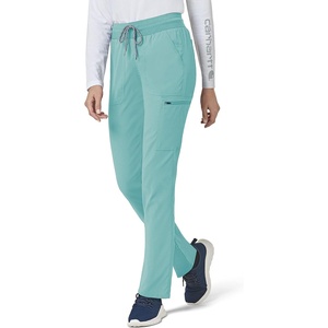 image:imageCarhartt Scrubs C52237 Womens Rugged Flex Modern Fit Slim Leg PantAqua Sea