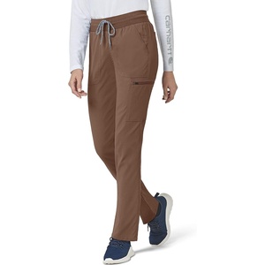 image:imageCarhartt Scrubs C52237 Womens Rugged Flex Modern Fit Slim Leg PantNutmeg