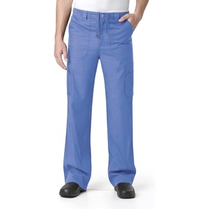 image:imageCarhartt Scrubs C54108 Mens Classic Fit Ripstop Boot Cut 8Pocket Cargo PantCeil Blue