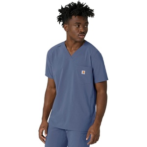 image:imageCarhartt Scrubs for Men Force CrossFlex VNeck Tops with 3 PocketsRiverside