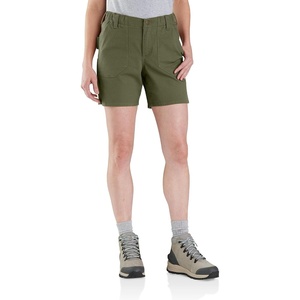 image:imageCarhartt Womens 105730 Womens Rugged Flex Relaxed Fit Canvas Work ShBasil