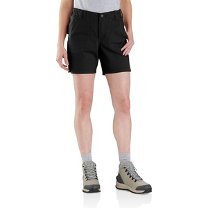 image:imageCarhartt Womens 105730 Womens Rugged Flex Relaxed Fit Canvas Work ShBlack