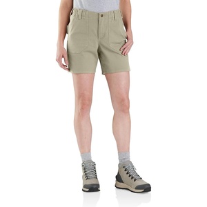 image:imageCarhartt Womens 105730 Womens Rugged Flex Relaxed Fit Canvas Work ShGreige