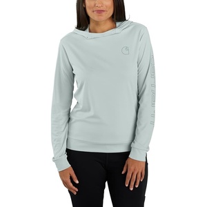 image:imageCarhartt Womens 106236 Womens Force Sun Defender Lightweight LongSlDew Drop