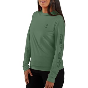 image:imageCarhartt Womens 106236 Womens Force Sun Defender Lightweight LongSlFrosted Balsam