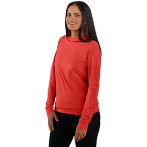 image:imageCarhartt Womens 106236 Womens Force Sun Defender Lightweight LongSlRoasted Tomato