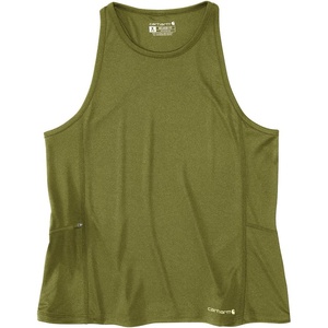 image:imageCarhartt Womens 106828 Womens Force Relaxed Fit TankDill Heather