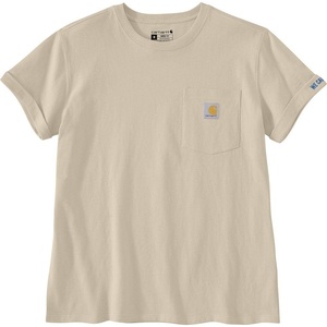 image:imageCarhartt Womens 106903 Womens Loose Fit Heavyweight ShortSleeve Love of LaboOat Milk