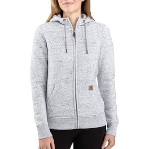 image:imageCarhartt Womens Clarksburg FullZip SweatshirtAsphalt Heather Nep