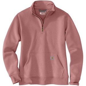 image:imageCarhartt Womens Clarksburg QuarterZip SweatshirtRose Tint Heather