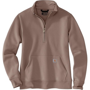 image:imageCarhartt Womens Clarksburg QuarterZip SweatshirtStone Brown