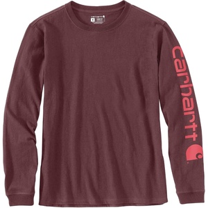 image:imageCarhartt Womens Dearborn Loose LS Logo TShirtBarnwood