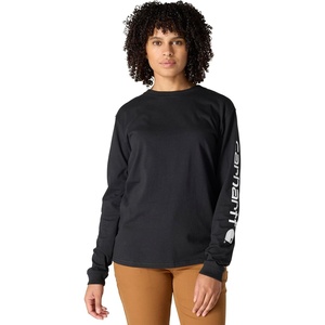 image:imageCarhartt Womens Dearborn Loose LS Logo TShirtBlack
