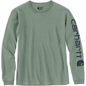 image:imageCarhartt Womens Dearborn Loose LS Logo TShirtJade Heather