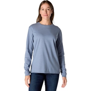 image:imageCarhartt Womens Dearborn Loose LS Logo TShirtLight Faded Navy Heather