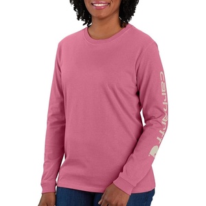 image:imageCarhartt Womens Dearborn Loose LS Logo TShirtWoodrose