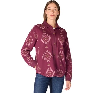 image:imageCarhartt Womens Durham Knit OvershirtB Yellowtail Cherry Lacquer Print