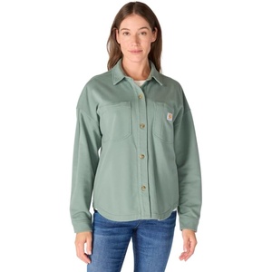 image:imageCarhartt Womens Durham Knit OvershirtGreen Slate