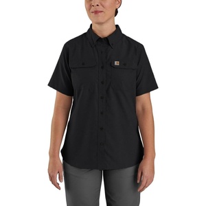 image:imageCarhartt Womens Force Relaxed Fit Lightweight Short Sleeve ShirtBlack