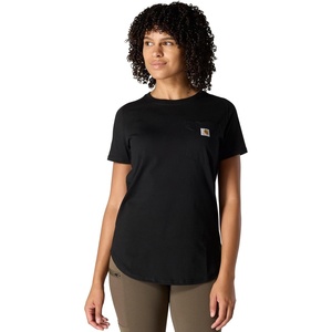 image:imageCarhartt Womens Force Relaxed Fit Midweight Pocket TShirt 105415Black