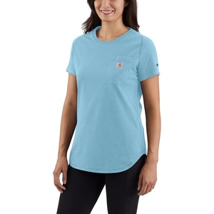 image:imageCarhartt Womens Force Relaxed Fit Midweight Pocket TShirt 105415Powder Blue