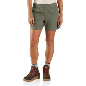 image:imageCarhartt Womens Force Relaxed Fit Ripstop Work ShortDusty Olive