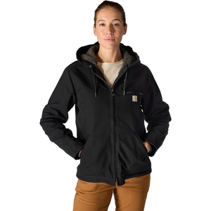 image:imageCarhartt Womens Iconic Washed Duck Sierra JacketBlack
