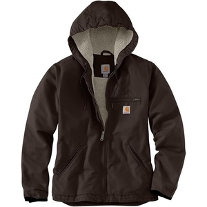 image:imageCarhartt Womens Iconic Washed Duck Sierra JacketDark Brown