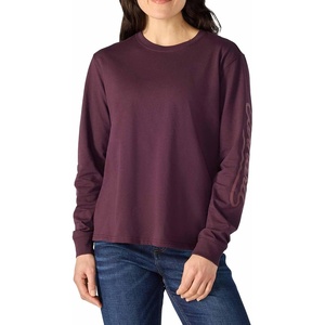 image:imageCarhartt Womens Irvine Loose Ls Logo TShirtDeep Cherrywood